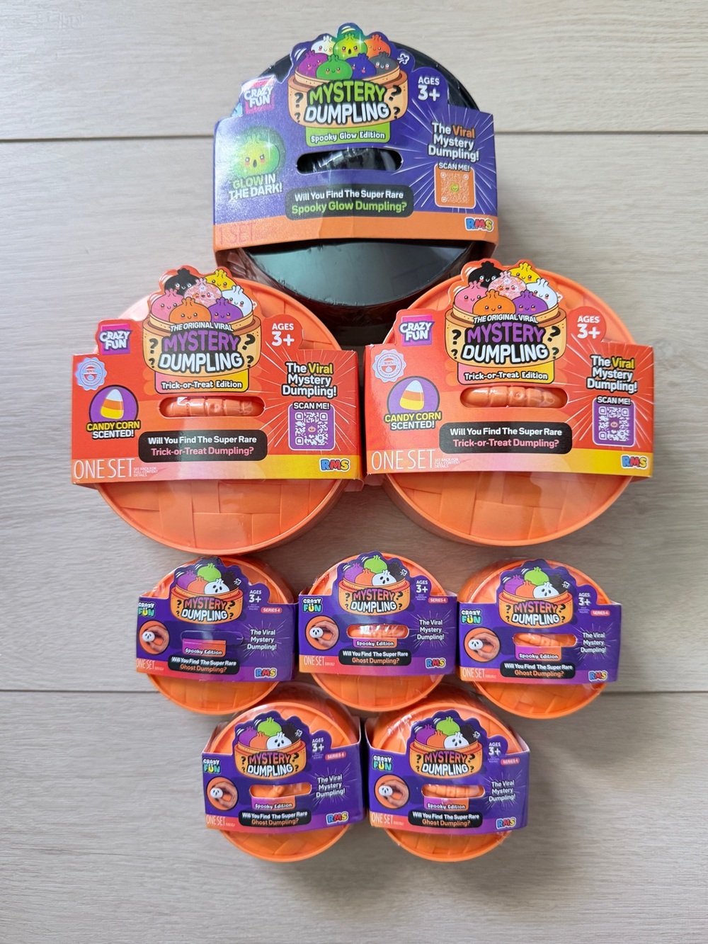 Brand New/Sealed RMS Mystery Dumplings Halloween Bundle